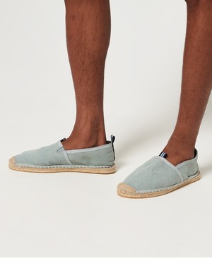 Superdry Classic Espadrilles Férfi Cipő Világos Kék | XBCPY5940